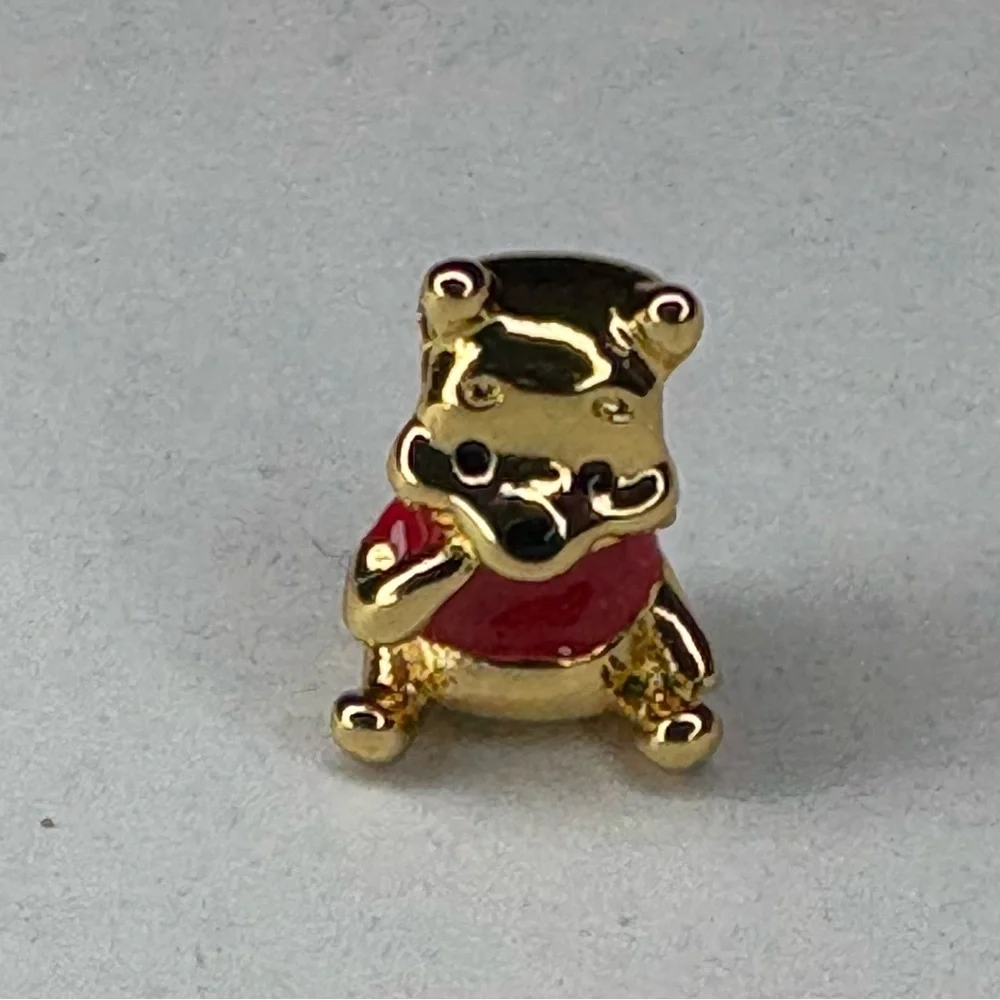 Disney Winnie the Pooh Gold and red 925 silver - Picture 5 of 5